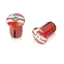 XLC GR-X02 Bar End Plugs in Red